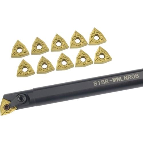 S16Q-MWLNR08 S18R-MWLNR08 S20R-MWLNR08 S32T-MWLNR08 Internal Turning Tool Holder WNMG08 Inserts Lathe Bar CNC Cutting Tools Set