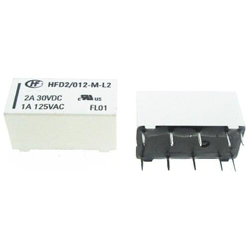 HOT NEW HFD2/012-M-L2 HFD2/012-M HFD2/012 2/012-M-L2 relay DIP10
