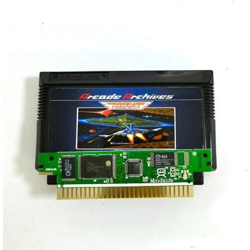Gradius Arcade Version Nes/FC Card For 60 Pin 8 Bit Game Player