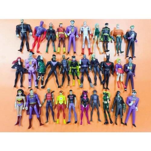 Lot of 10 Random DCU Young Justice Aquaman Atom Savage Joker Aquagirl 4.75 Loose Action Figure