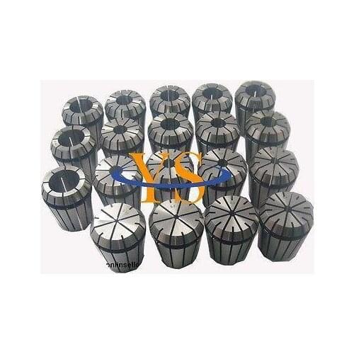 New PRECISION 24pcs ER40 Collet Set Range from 3mm to 26mm ,24pcs Set ER40 SERIES SPRING COLLETS 3mm-26mm