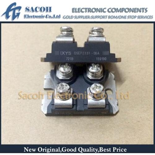 Free shipping 2Pcs DSEP2X61-06A DSEP2X61-12A DSEP2X61-03A SOT-227B 2X60A 600V HiPerFRED Epitaxial Diode with soft recovery