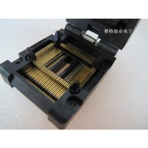 Original YAMAICHI IC Test Seat IC51-1004-814-19 Burning Programme TQFP100 QFP100 LQFP100 Socket Adapter