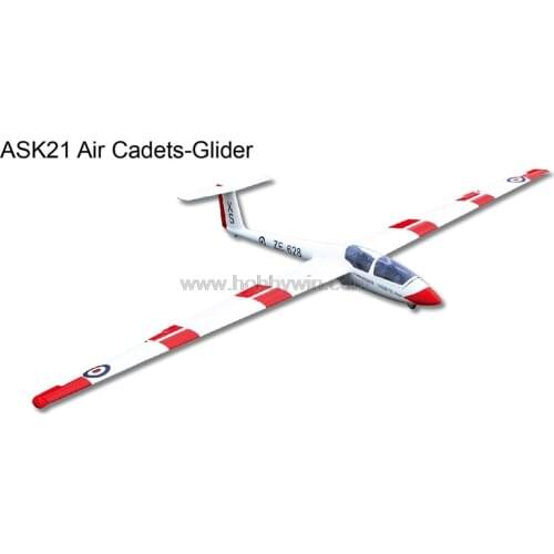 ASK-21 Air Cadets Slope Glider 2600mm ARF without electronic parts RC Model Fiberglass Sailplane