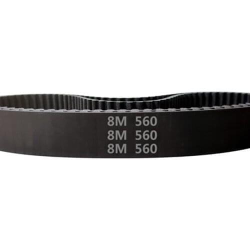HTD 8M 560 12mm Timing belt length 560mm width 12mm pitch 8mm teeth 70 Rubber HTD8M S8M Timing belts