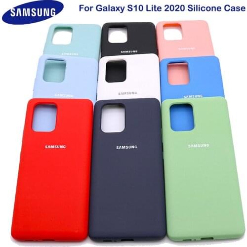 Samsung Galaxy S10 LITE Silky Silicone Cover Soft-Touch Finish Back Protective Case For Samsung Galaxy S10 Lite 2020 Phone Case