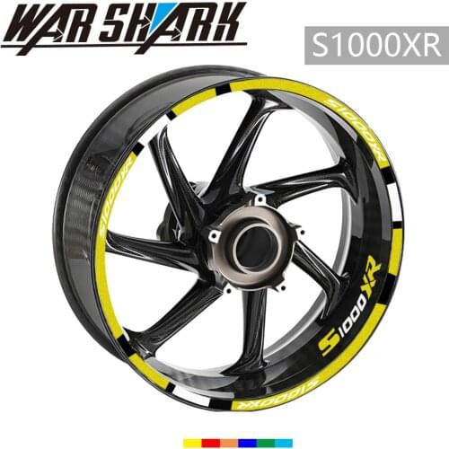 Motorcycle Reflective Rim Stickers Stripe Decals Front Rear Waterproof Full Set For BMW S1000XR S1000 XR