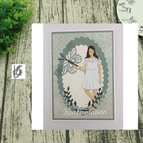 Spring 2020 Metal cutting dies 3pc Leaves die mold decoration Scrapbook paper craft knife mould blade punch