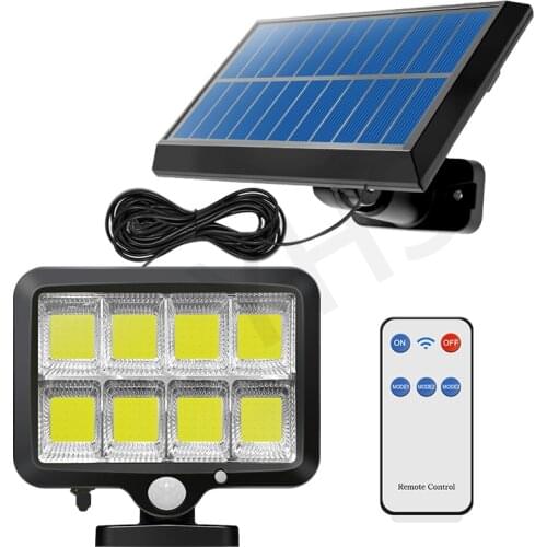 160LED Solar Light Outdoor Garden Wall Night Lighting Lamp Motion Sensor Waterproof Solar Led Light Outdoor 3Modes RemoteControl
