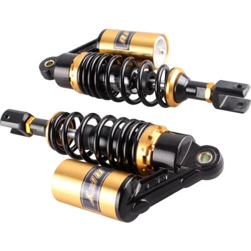 2PC Universal 280mm 11 Inch Motorcycle U Type Air Shock Absorbers For Kawasaki Honda Suzuki Street Bike Rear Suspension Clevis