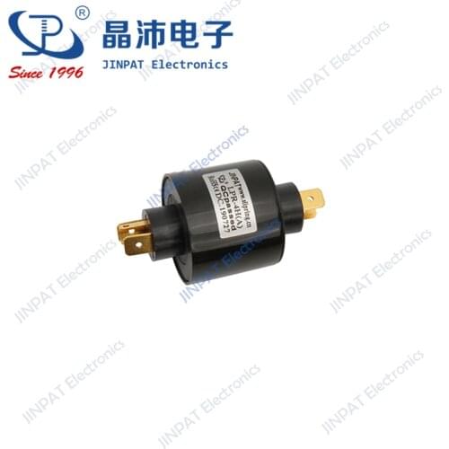 240VAC/DC Pin Slip Ring Precious Metal Contact Current And Signals Transmission Flat Joint In Process Control Equipment