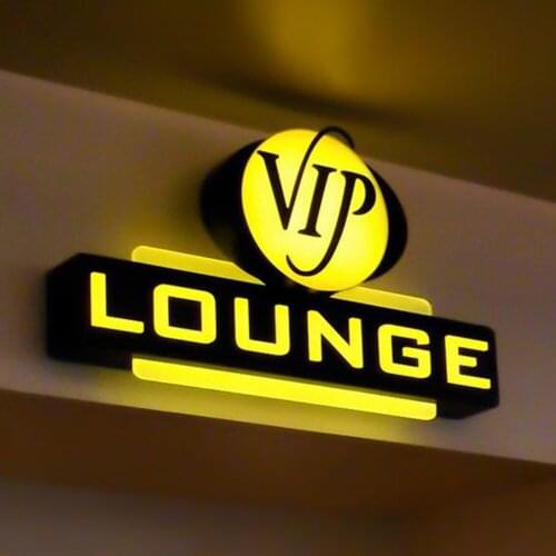 3D Outdoor Led Hotel Signage Wall Store Signage Letters Custom Led Signages