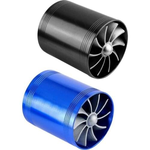 Car Turbine Supercharger F1-Z Turbo Charger Single Air Gas Fan Replacement Intake Filter Double Kit Fuel Part Saver Auto B6K7