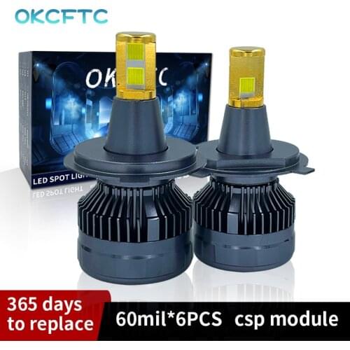 Car Lights led H4 CSP 80W 20000LM LED Lamp for Car Headlight Bulbs Turbo Bulbs 12V 6000K