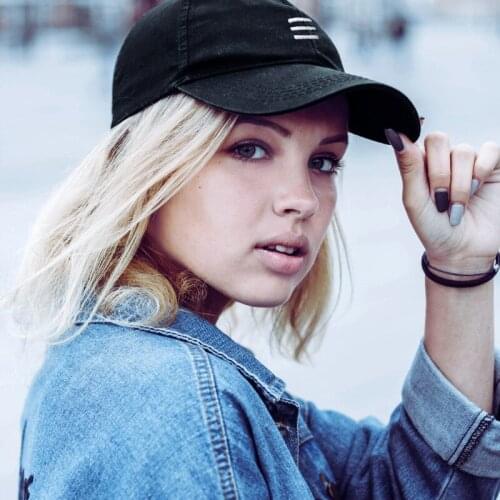 Summer Simple Chic Hat Men And Women Three-bar Adjustable Baseball Cap Soft Top Casual Foreign Trade Curved Tide Brand