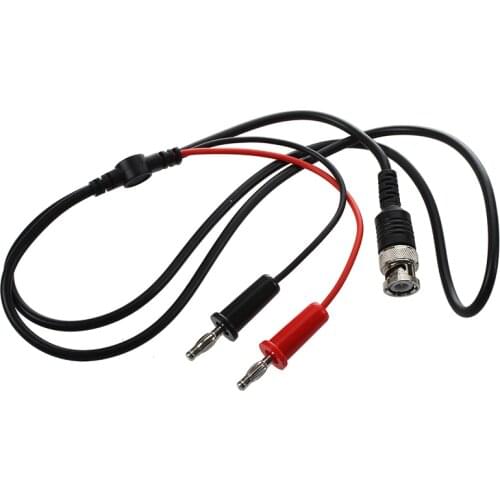 BNC male dual 4 mm banana plug-Oscilloscope Test lead cable 3.5 feet
