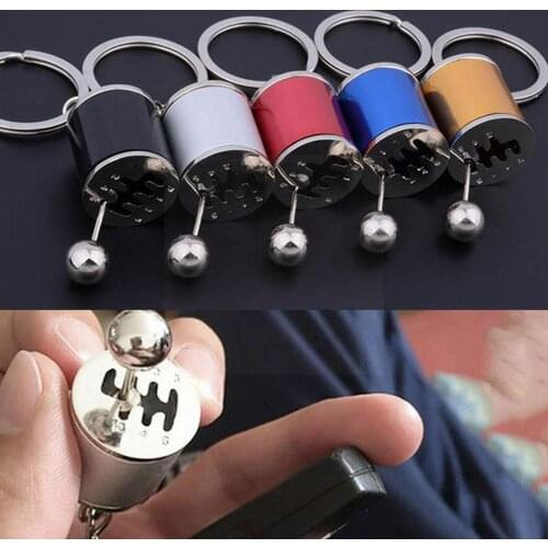 Mini Turbo Turbocharger Keychain Car-styling Keyring Keychain Shift Metal Auto Knobs Gear Keyring Pendant Stick Gearbo P9I0