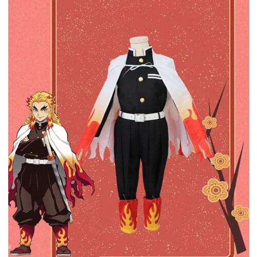 Rengoku Kyoujurou Kids costumes Demon Slayer Kamado Nezuko costumes Blade of Ghost Graphic cosplay Tomioka Giyuu kimono for kids