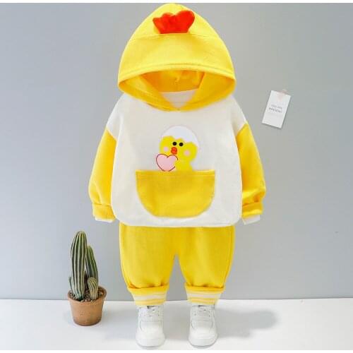 Kid Boy Girl Casual Hood2020The Newed Clothes For Boy Girl Clothing Set New Baby Boys Set Spring Autumn Kid Clothes 1 2 3 4 Year