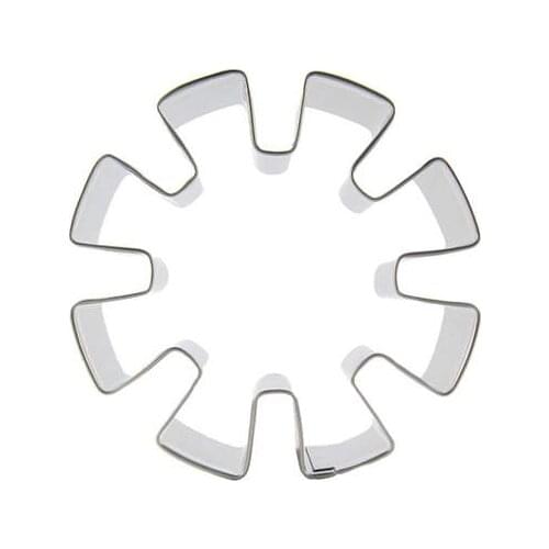 Snowflake Puzzle shape cookie cutting molds, baking tools, cake decorating soft candy tools