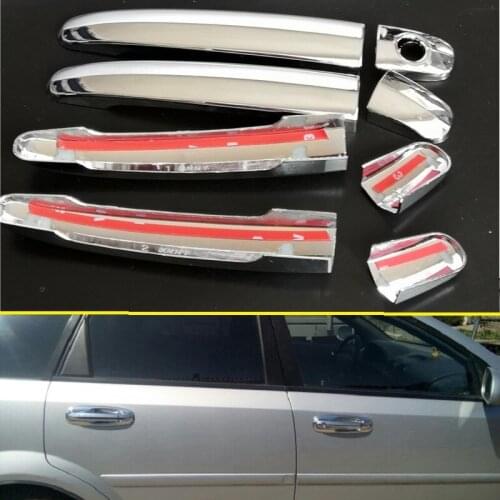Chroming Door Handle Cover For Chevrolet Lacetti Optra Daewoo Nubira Suzuki Forenza Holden Viva Stickers Car Styling