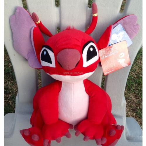 Lilo and Stitch Toy Experiment 628 Leroy Red Alien Plush Toy 30cm 12'' Cute Stuffed Animals Soft Toys for Children Gifts