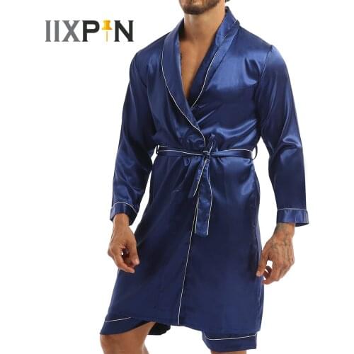 IIXPIN Men's Silk Robes