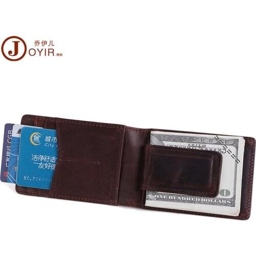 Rfid Classic Men Wallet Mini PU Leather Bank Credit ID Card Small Purse Case Bag Business Card Holder Case Dollar Clip