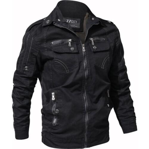 Men Spring Autumn Big Size Multi-pocket Military Jacket Outdoor Hiking Training Cotton Breathable Wearproof Tactics Tooling Coat