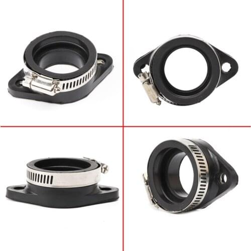 Motorcycle Carburetor Adapter Inlet Intake Pipe Rubber Mat For on PWK 32mm 34mm Carburetor universal UTV ATV Pit Dirt Bike