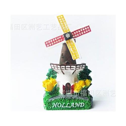 Netherlands windmill fridge stickers