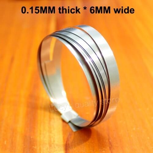 10m/lot 18650 Battery Spot Welding Nickel-plated Steel Sheet Combination Diy Nickel Connection 0.15mm Thick *6mm Wide