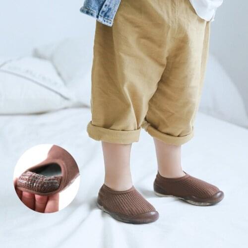 Infant socks baby non slip socks newborn baby boy socks rubber soles for shoes infant socks girls Shallow mouth shoes