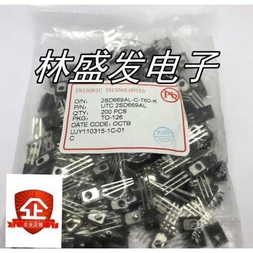 Original 2SD669AL & 2SB649AL 2SD669AL-C-T60-K D669AL UTC TO-126 UTC to-126 IN BOARD CONNECTOR