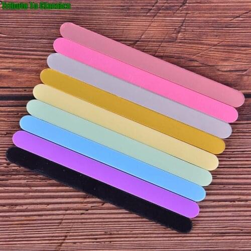 HOT SALE 10pcs Acrylic Ice Cream Sticks Popsicle Stick Kids Crafts DIY Handmade Making Crafts Baby Shower Kis Gift