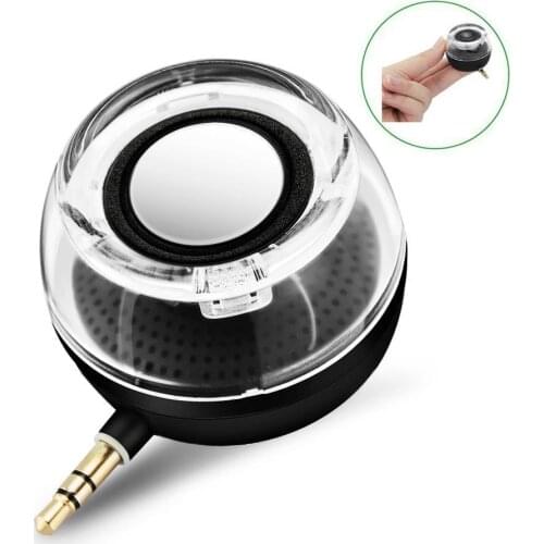 Portable Speaker Compact Mini Speaker Four Times of the Normal Volume 3.5MM Audio Input for Iphone Tablet Navigation PSP MP3/4