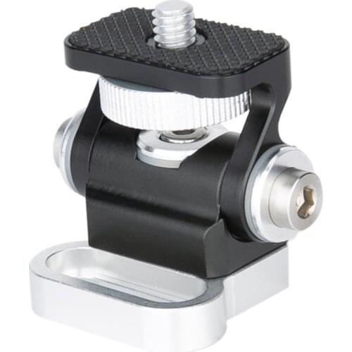 Swivel 360 and Tilt 170 Adjustable Monitor Mount Bracket For Camera Cage Rig Monitor