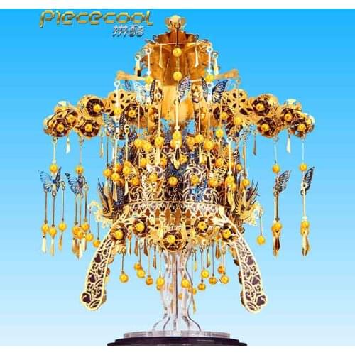 Piececool PK115-GBK Phoenix Coronet 3D Puzzle Metal Model Jigsaw Toys Gifts Adult Kids Intellectual Development Desktop Display
