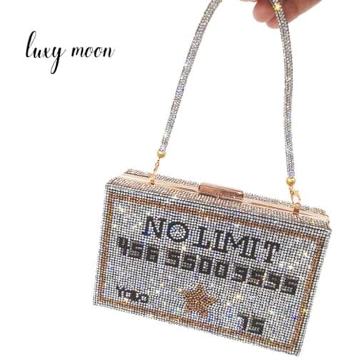 Bling Rhinestone Clutch Purse and Handbags for Women 2021 Designer Crystal Evening Clutch Bags for Wedding Party ZD2045