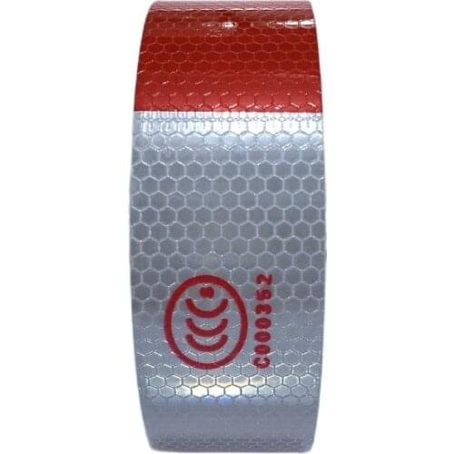 Road traffic Construction Site Floor Wall Van Car Self-adhesive PVC Reflective Warning Tape 28.5M/Roll
