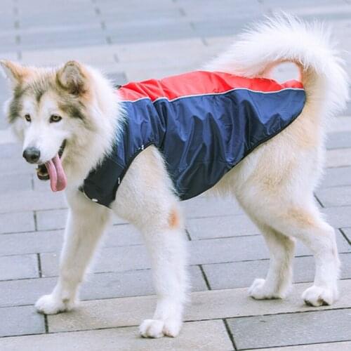 5XL 7XL 9XL Large Dog Outdoor Jacket Pet Dog Waterproof Coat Vest Winter Warm Dog Clothes for Large Medium Dogs Labrador Outfits