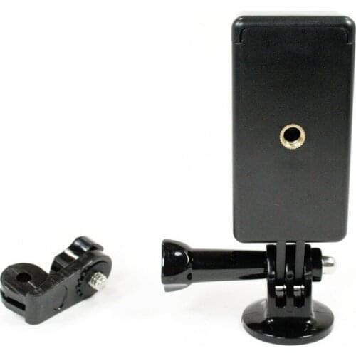 Universal Smartphone Holder w/GoPro Style Mount Attachment, Tripod Adapter, Screw Adapter, & Screw. Connect Your Phone to Any Go