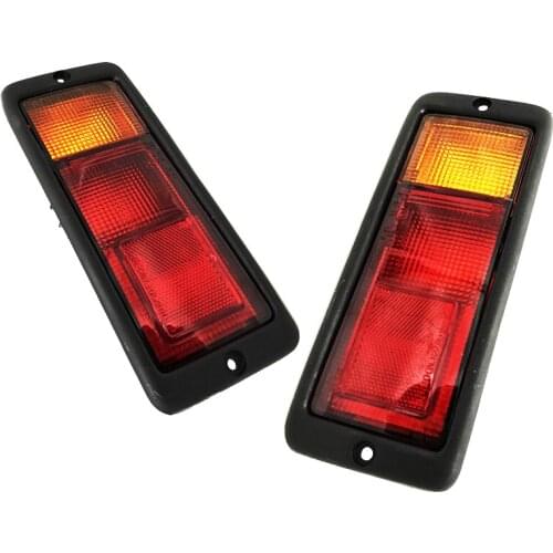 Left + Right Rear Bumper Tail Light Lamp Reserve Light MB124963 MB124964 214-1946L-UE 214-1946R-UE for Mitsubishi Pajero Montero