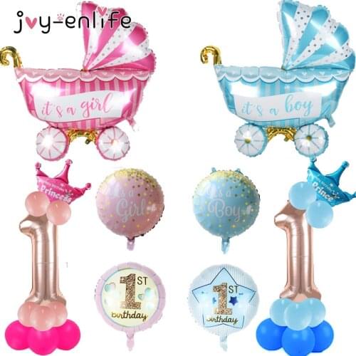 1 Set Baby Shower Baby Boy Girl Balloons Pink/Blue Baby Shower Foil Balloons Its a Boy Girl Event Party Gifts Balloon Globos
