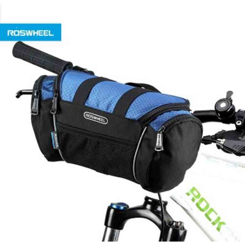 2017 Roswheel Men Mountain Bike Front Top Tube Bag Handlebar Cycling Pouch Bicycle Bicycle Tool Bag Pannier Handbag Shoulder Bag