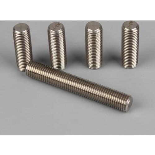 4pcs M3 stainless steel tooth bar tooth full thread rod wire screw home decoration bolts 55mm-70mm length