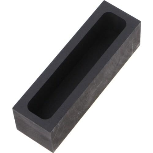 650g Gold Silver Graphite Ingot Mold Metal Casting Mold Melting Crucible Furnace Dropshipping