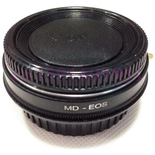 MD-EF Minolta MD Lens adapter to EF For Canon 60D 600D Rebel T3i 5D II 7D 50D 60D 500D 550D 450D 1000 1100D