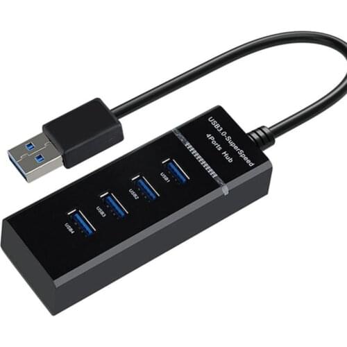 Car Android Multimedia Computer Distributor One for Four Expansion 3.0 USB Distributor High Speed USB 4 Port HUB Hub