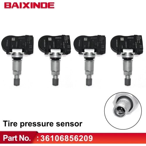 Set of 4 TPMS Tire Pressure Sensors 36106856209 433MHZ For BMW